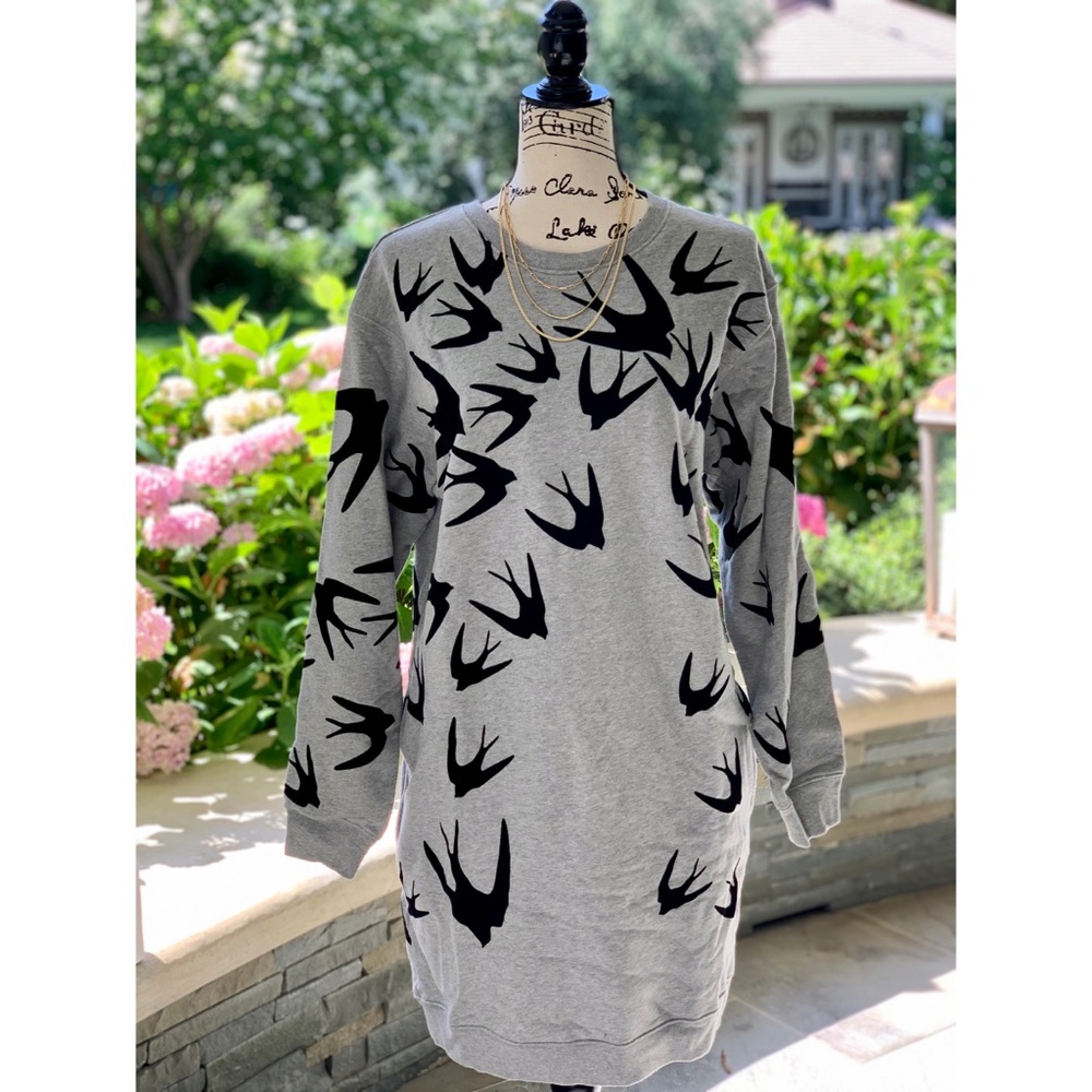 🆕Alexander McQueen || Signature Sweatshirt Dress